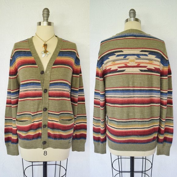 Ralph Lauren Sweaters - Ralph Lauren Aztec Wool blanket Navajo cardigan